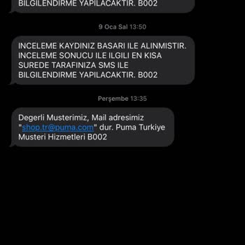 Puma Kalite Sorunu Ve Müşteri Hizmetleri İlgisizliği