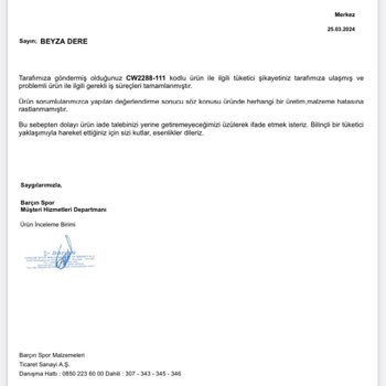 Nike Barcın Markalarının Şikayet