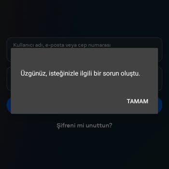 Instagram Sorunu Düzeltilmeli