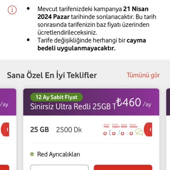 Vodafone Paketler Haksız Pahalı