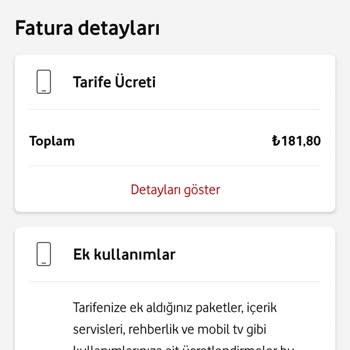 Vodafone Sözde İnternet Aşım Ücreti