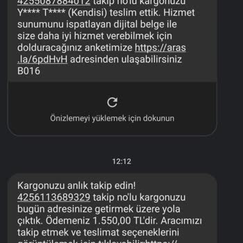 Aras Kargo Ürünüm Vermeden Aramadan Gitmiş Ler Evde Olduğum Halde