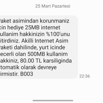 Vodafone Zorla Ek Paket Tanımlaması