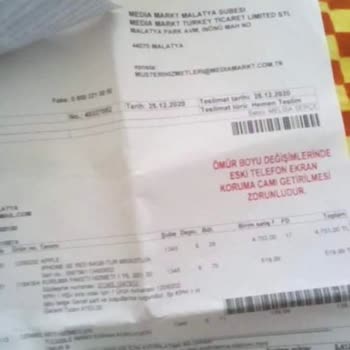 Media Markt Malatya Park Telefon Ekran Koruyucu