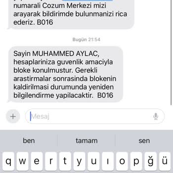 Enpara Sebepsiz Bloke Konulması