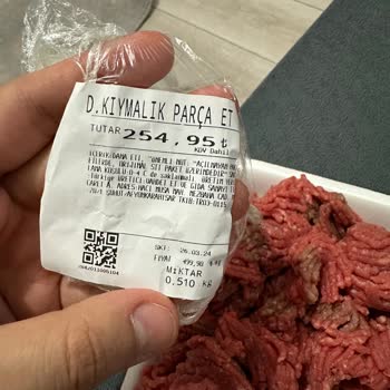 File Marketten Aldığım Et Bozuk Çıktı