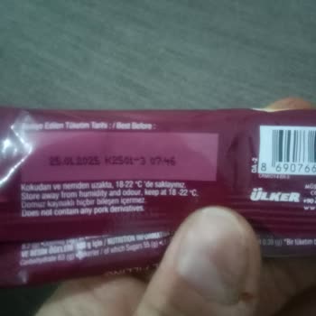 Ülker Caramio Bozuk Çıktı