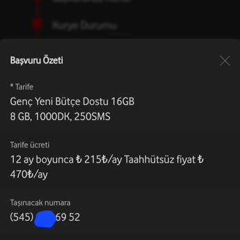 Vodafone İsteğim Dışında 2 Sim Kartı Gönderdi. Hattı Kapatamıyorum