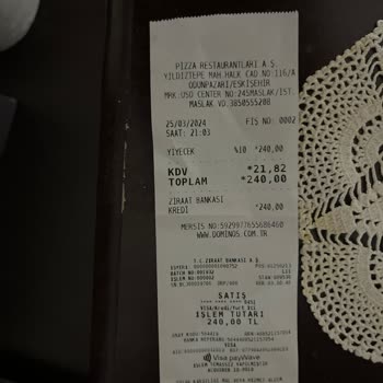 Domino's Siparişim 1 Saat Sonra Geldi