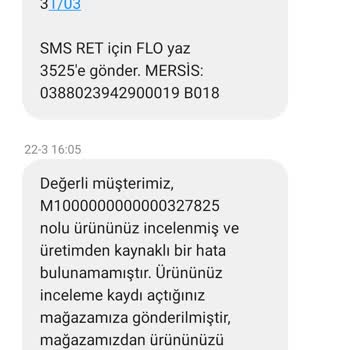 FLO Ayakkabı Ürününün Arkasında Durmadı