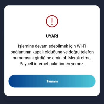 Paycell Karta Aktarılabilen Limiti Kullanamama