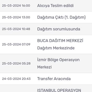 KARGOMsende Teslim Edilemeyen Kargo