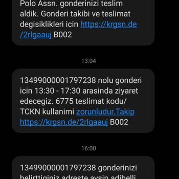 KARGOMsende Teslim Edilemeyen Kargo