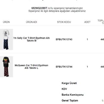 Ef Butik Siparişim Gecikti Ve İletişim Kurulamıyor