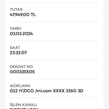 iyzico Mı Store Mağduriyet