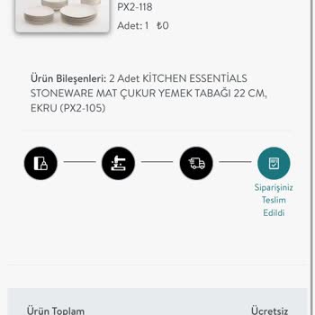 Vivense Yemek Takımı Kargolama Hatası! Paketleme Kötü Yapılıyor!