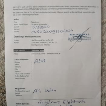 Onvo TV Yasal Süreç