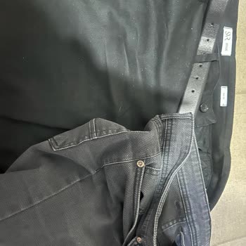 Süvari Marka Siyah Pantolon Üretim Hatası