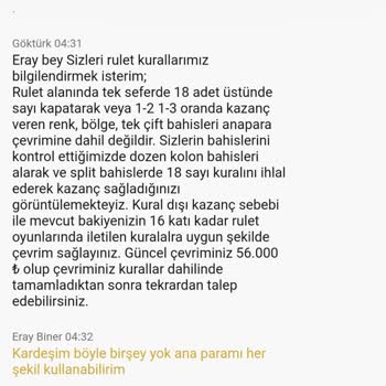 Betriyal Çevrim Şartı Sorunu: 2000 TL Yatırımın Ardından Yaşadığım Hayal Kırıklığı