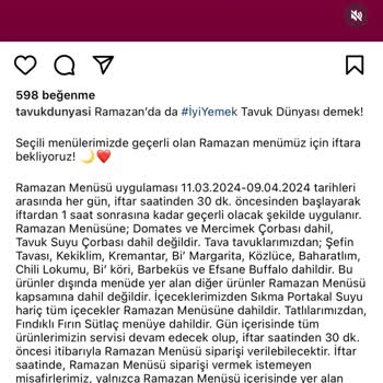 Sakarya/Tavuk Dünyası İftar - Müdür Yardımcısının Üslupsuz Hareketleri