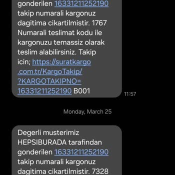 Sürat Kargo Ürünleri Teslim Etmiyor