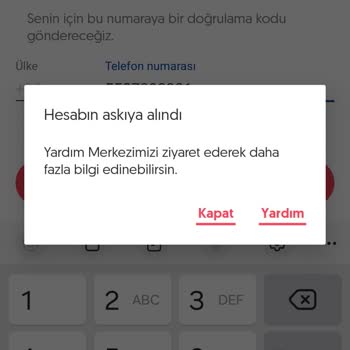 Letgo Hesabımı Durup Dururken Askıya Alıyor