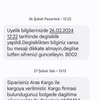 Aras Kargo Mahallemize Kargoları Getirmiyor