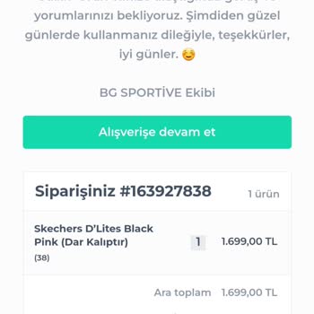 B&G Sportive Kargolama Ve Yoğunluk