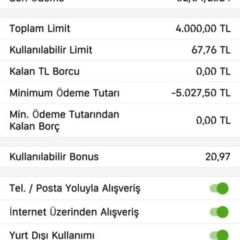 Garanti BBVA Kredi Kartından Kesilen Ücret