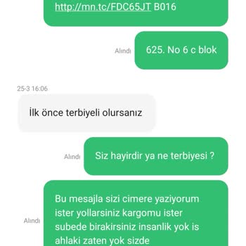 MNG Kargo Çalışan Üslup Bozukluğu Ve Ulaşmayan Kargo