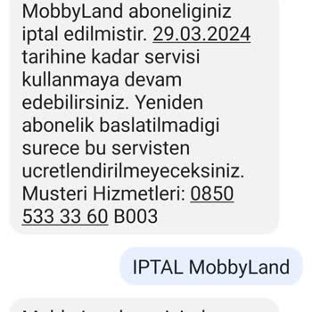 Mobbyland İzinsiz Abonelik Yapıyor