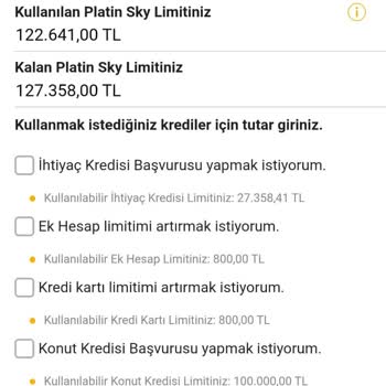 VakıfBank Sky Limitim Çok Yetersiz Olanı Da Kullanamıyorum