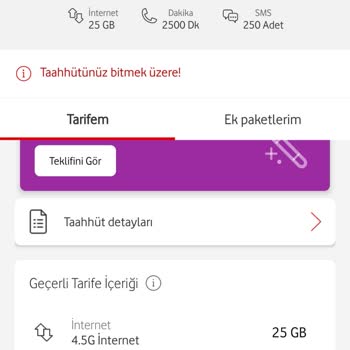 Vodafone Sosyal Medya Paketlerimi Elimden Aldı