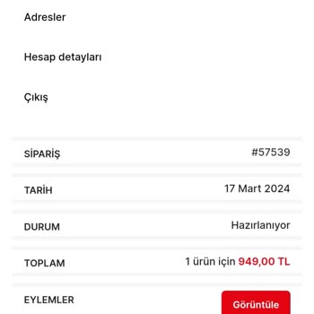 Altı Dekor Erzak Dolabı Elime Ulaşmadı