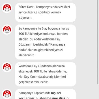 Vodafone Bütçe Dostu Kampanyası
