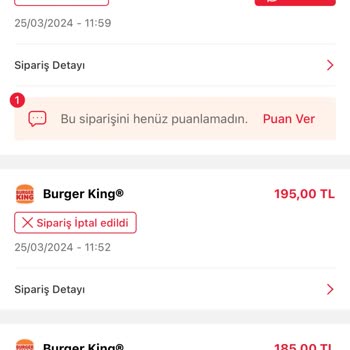 Tıkla Gelsin Siparişi Hakkında, Kendileri İptal Etti Halbuki.
