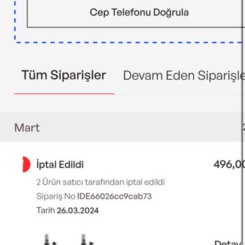 İdefix Arzum Shake Haksız Ürün İptali Ve Kaba Çalışan