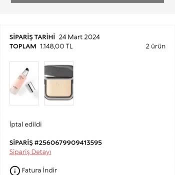 Kiko Milano Ürünlerim İptal Edildi