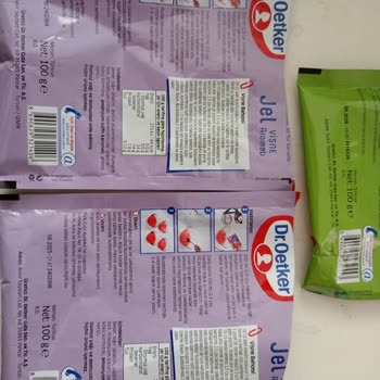 Dr. Oetker Toz Jel Problemi