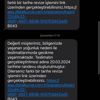 Çanakkale Dijital Kurye Teslimat Sorunu