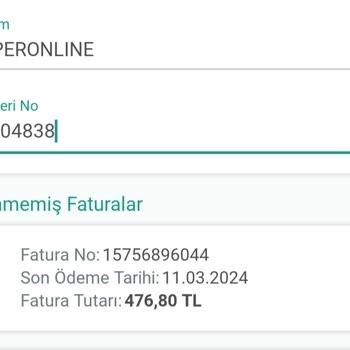 Turkcell Superonline Fahiş Fatura Tutarı