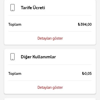 Vodafone Fazladan Ücret Talep Ediyor.