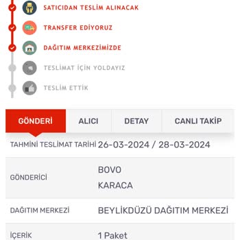 Kargom Sende Teslimat Sorunu