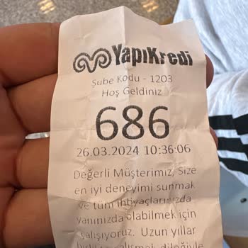 Yapı Kredi Bankası Uzun Bekleme Süreleri Ve Yavaş Hizmetten Dolayı Gebze Şubesinde Mağduriyet