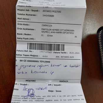 Antares AVM Journey Ücret İadesi Sorunu