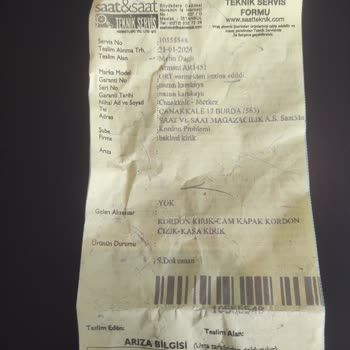 Saat Ve Saat Servisi Suçunu Kabul Etmiyor