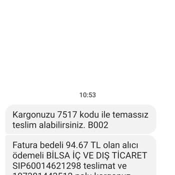 Bilsa / Yui Bozuk Ürünün Garanti Dönüşünü Bana Ödetti