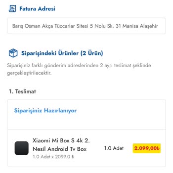 Şok Marketler Xiaomi Mi Box S İptal Talebi Ve Bilgi Alamama Sorunu