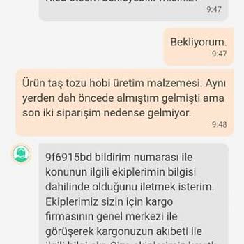Dolap Siparişim Trendyol Expres Kargo'da Kayboluyor