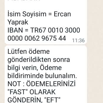 Caddesa, Com Üçlü Ankastre Seti Aldım Parayı Yatırdım Ürün Gelmiyor